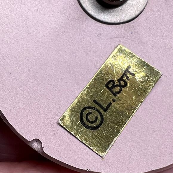 Vintage Lot of 2 Pair Signed L. BOTT Earrings Enamel Jewelry - Picture 7 of 7